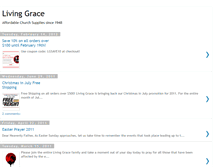 Tablet Screenshot of blog.livinggracecatalog.com